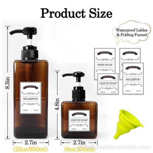 Lotion Bottle Custom Plastic Packaging Hand Wash Liquid Shampoo Bottle Supplier